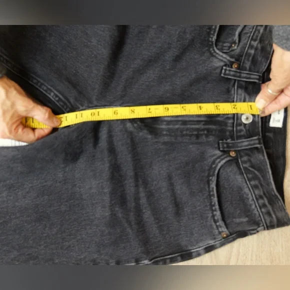 Abercrombie & Fitch Dark Gray Flare Jeans - Picture 7 of 11